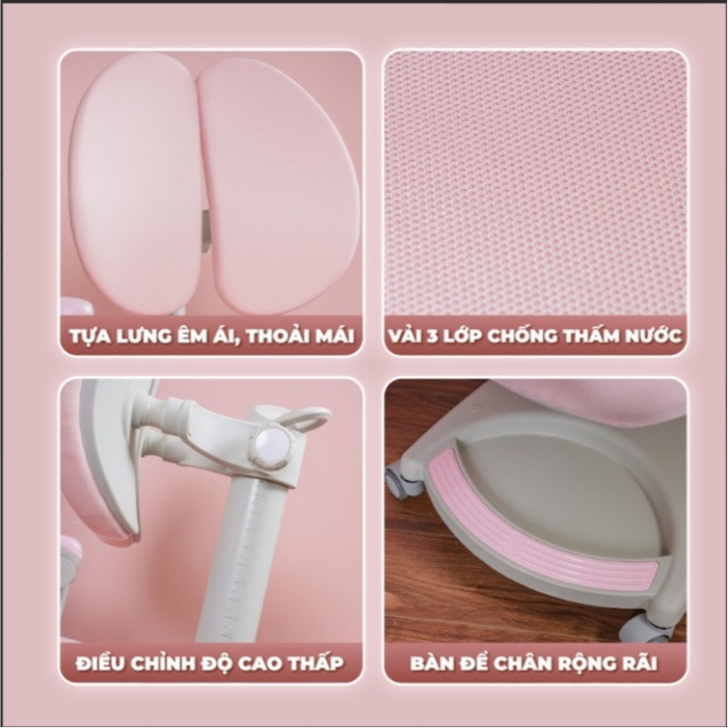 Ghế Học Sinh Chống Gù Lưng Đa Năng - BGHS16