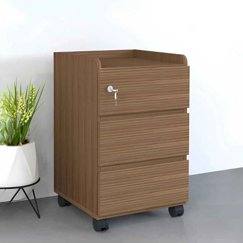 Tủ Phụ Văn Phòng 3 Ngăn Kéo Tay Vát - TP6