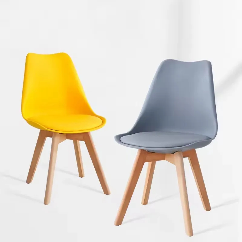 Ghế Cafe Tiếp Khách Emes Bọc Đệm Chân Gỗ - CF2